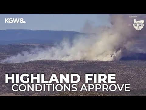 Evacuations reduced as Highland Fire containment improves near Prineville