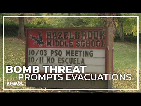 Portland-area middle school shuts down after bomb threat connected to viral video
