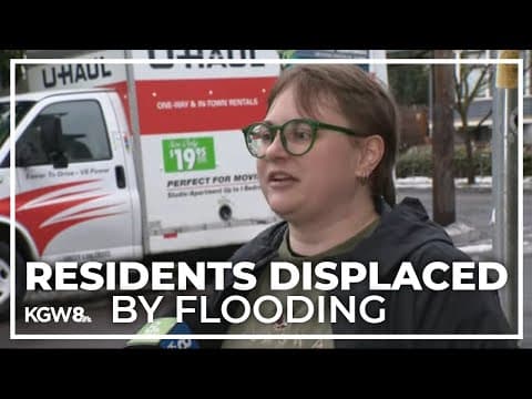 East Portland apartment residents displaced since Monday due to flooding