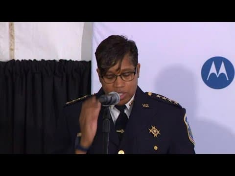 Acting DC Police Chief speaks at panel discussion during Faith & Blue Weekend