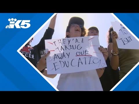 Proposal to lay off one-third of Yelm’s teachers prompts student walk-out