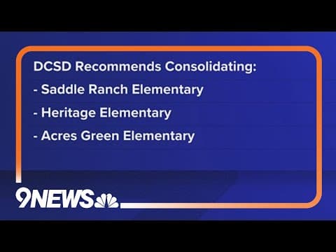 Douglas County School District releases elementary school consolidation recommendations