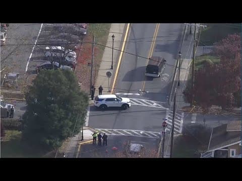 WATCH: Police investigate scene of crash where 2 kids were killed in Maryland