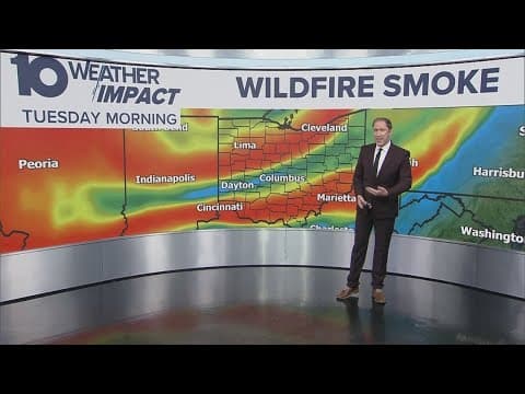 Ohio could see more hazy skies in the next week as wildfire smoke moves down from Canada