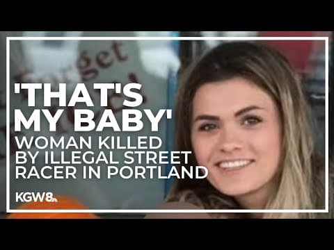 Vigil held for woman killed by illegal street racer in SE Portland