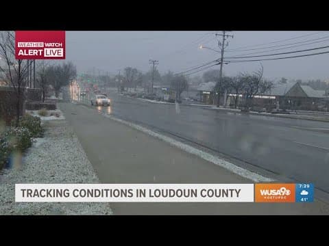 Tracking wintry conditions in Loudoun County