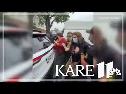 Large crowd protests raid on Minneapolis restaurant