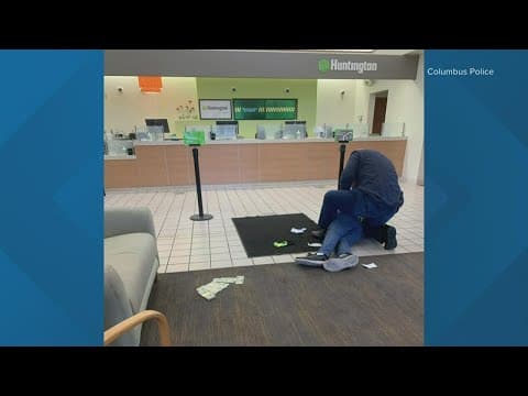 Officer stops north Columbus bank robbery
