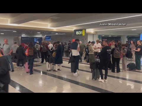 US airports see delays after large fire near the London airport