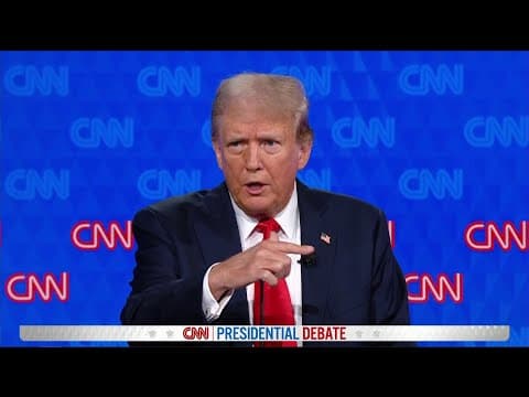 Trump: "Veterans and soldiers can't stand him" | CNN Presidential Debate 2024