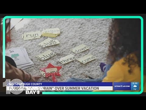 Hillsborough County schools plugging "Brain Drain" over summer vacation