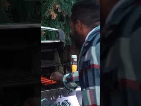 The sun is out and so is the grill! The Sunrise crew made hotdogs on this warm winter day