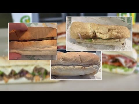 Subway accused of misleading customers on sandwich size