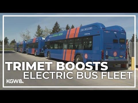 TriMet expands electric bus fleet on Portland-area roads