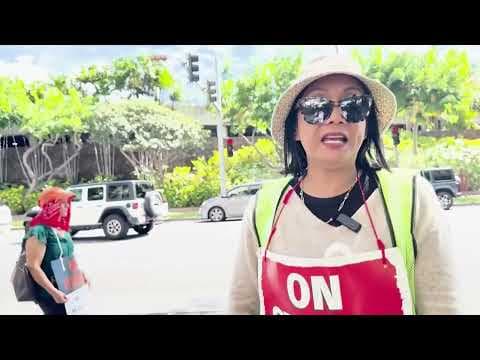 Union workers at Hawaii’s largest hotel go on strike