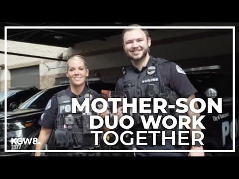 Mother and son Vancouver police officers work together