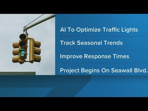 Galveston gets grant to use AI for new traffic system