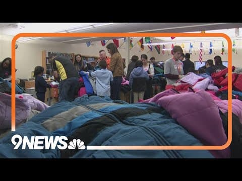 Elementary students in Aurora receive coats