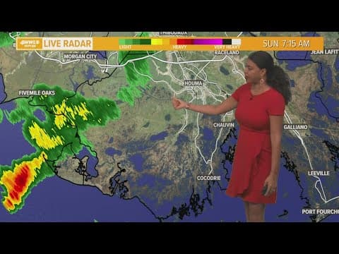 Scattered storms are around on Labor Day weekend