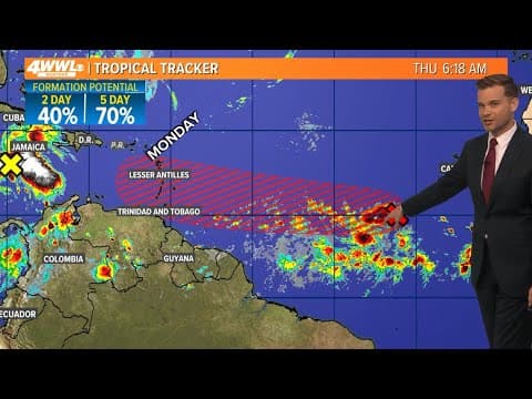 Tropical Update: Tracking pair of possible developments – Invest 94 and Invest 95