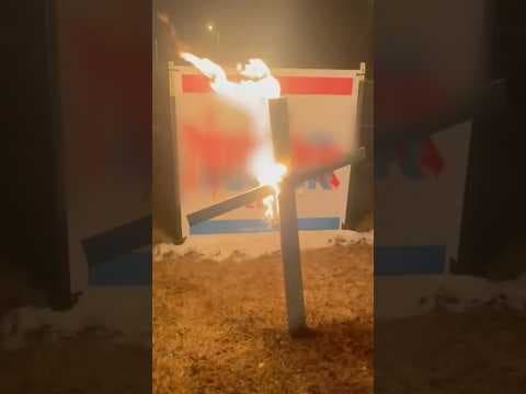 3 indicted for fake hate crime involving burning cross near campaign sign