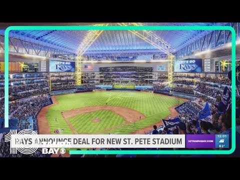 Tampa Bay Rays announce deal for new St. Petersburg stadium
