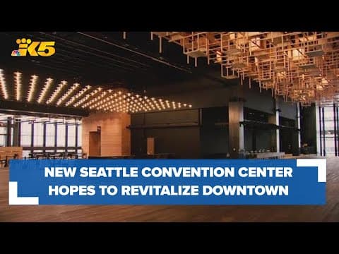New Seattle Convention Center hopes to revitalize the downtown corridor