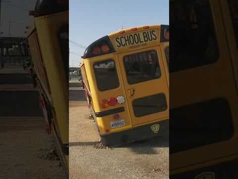 New Orleans school bus with students gets stuck in pothole and starts to sink
