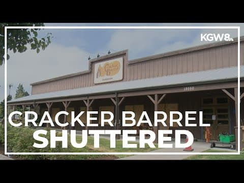 A Cracker Barrel suddenly closes due to security issues