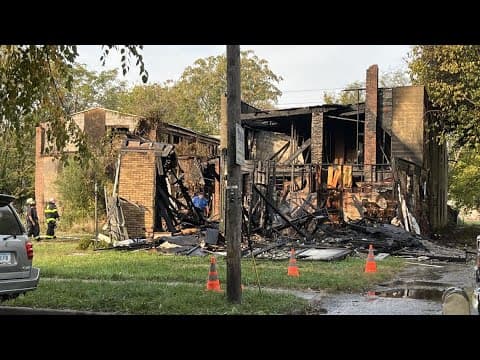 Near west side Indy fire heavily damages abandoned church