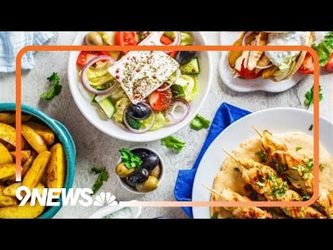 Previewing food offerings at the Denver Greek Festival