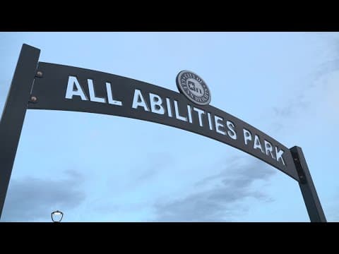 North Texas city opens all-abilities park