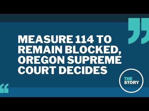 Oregon Supreme Court denies AG’s petition to intervene in Measure 114 case