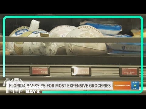 HelpAdvisor: Florida ranks #5 in most expensive groceries