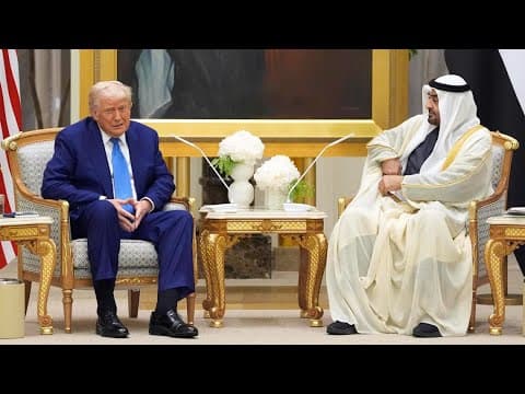 Donald Trump and Mohamed bin Zayed Al Nahyan full speeches (May 15, 2025)