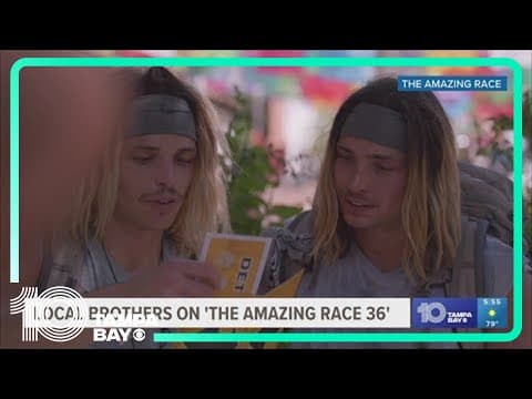 Clearwater twin brothers compete in 'The Amazing Race' season 36