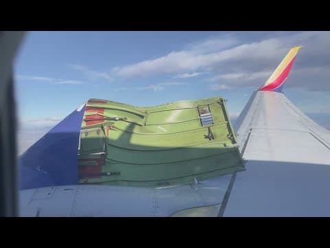 'Something's wrong' | Passengers watch engine cover peel off plane headed from Colorado to Houston
