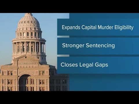 Texas panel backs bill expanding death penalty for killing kids