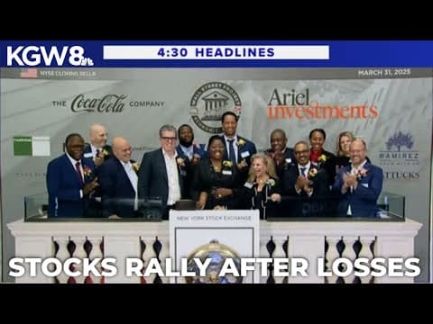 Wall Street closes in the green after morning losses