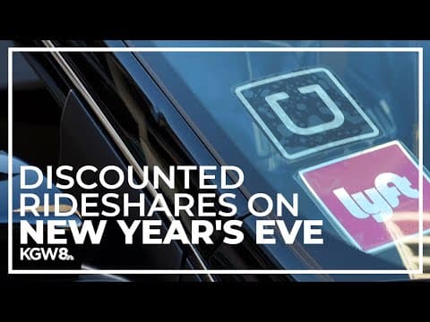 How to get discounted rideshares for New Year’s Eve in Portland