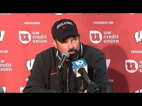 Ohio State-Wisconsin postgame interviews