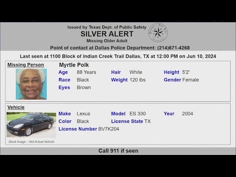 Dallas police, local church searching for missing 88-year-old woman