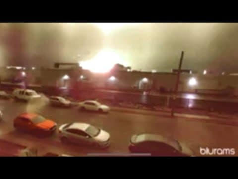 Plane with 6 aboard crashes in Philadelphia, setting homes ablaze and unleashing a fireball