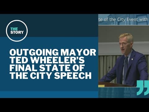 Summiting Mount Everest was a 'cakewalk' compared to leading Portland, Mayor Ted Wheeler says