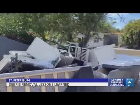 St. Pete city leaders share how they will handle hurricane debris removal for the upcoming season