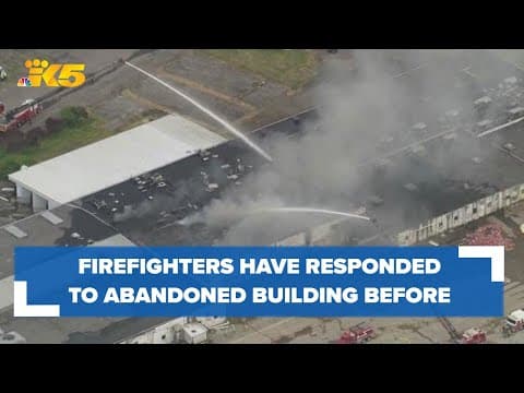 Fire crews have responded to abandoned mushroom farm building before
