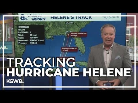 Tracking: Hurricane Helene headed towards Florida with 80-mph winds