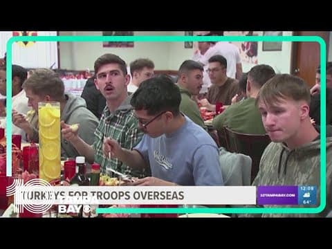 Thanksgiving dinners for troops overseas