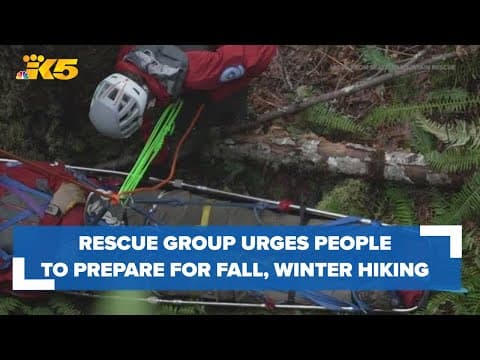 Seattle Mountain Rescue urging people to prepare for hiking in the dark