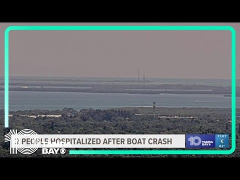 Deputies: Boat crash hospitalizes 2 of 3 passengers near Egmont Key